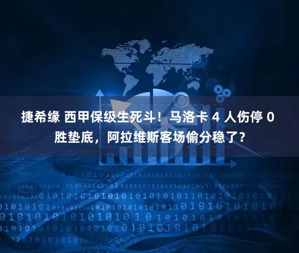 捷希缘 西甲保级生死斗！马洛卡 4 人伤停 0 胜垫底，阿拉维斯客场偷分稳了？